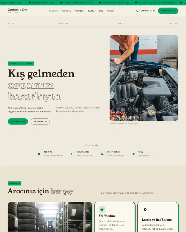 Tema 18 – Retro tasarım önizlemesi