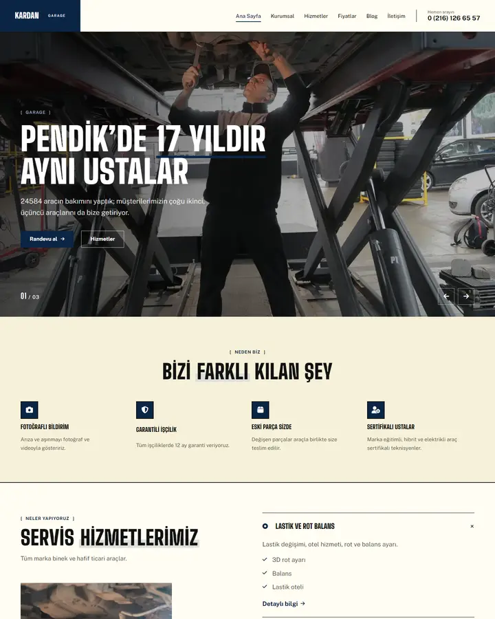 Tema 19 – Brütalist tasarım önizlemesi