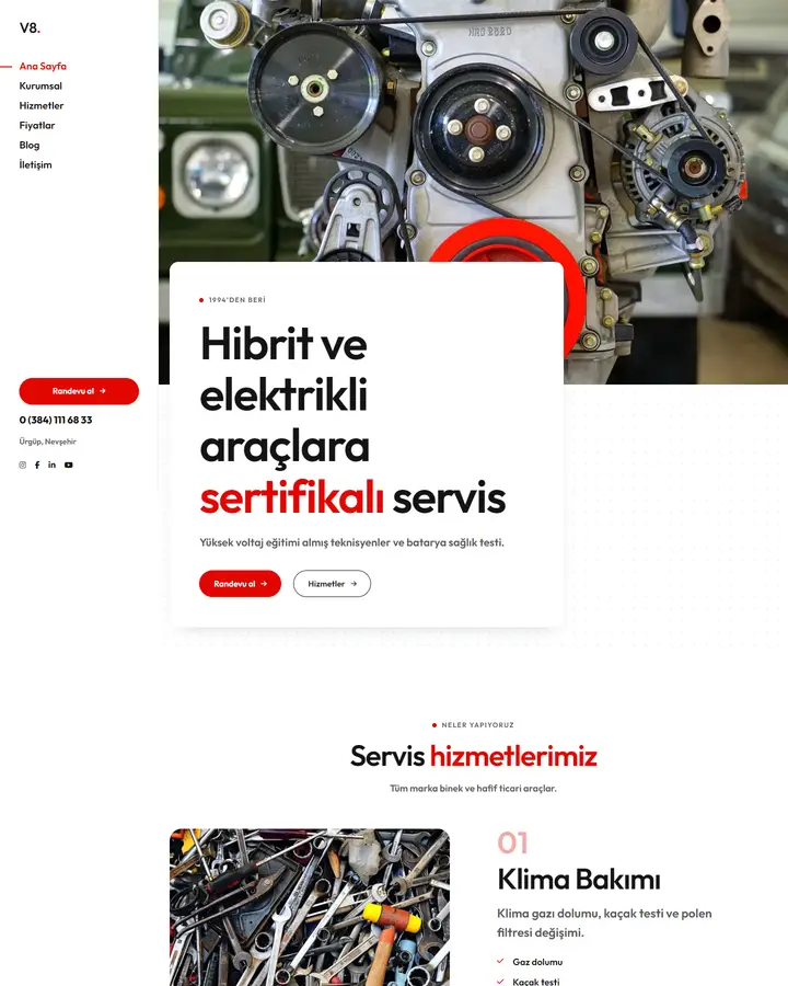 Tema 20 – Samimi & Yumuşak tasarım önizlemesi